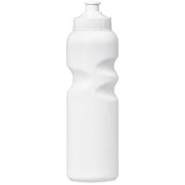 Altitude Riviera Plastic Water Bottle Solid White Front